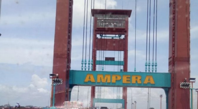 Sejarah Jembatan Ampera, Palembang