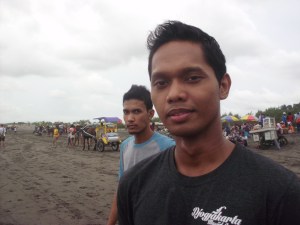 Rachmad dan Aditya di Parangtritis