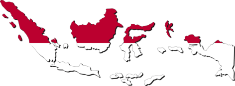 indonesiamapwithflagcolors