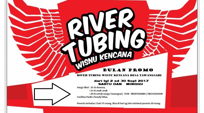 Wisnu Kencana River Tubing Tawangsari Boyolali Dibuka Tarif Promo 2 – 30 September