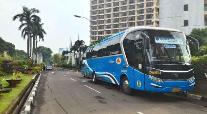 Angkutan Darat Bandara Dhoho Kediri  Dilayani PO Damri dan Harapan Jaya, Disamping Gojek dan Maxim