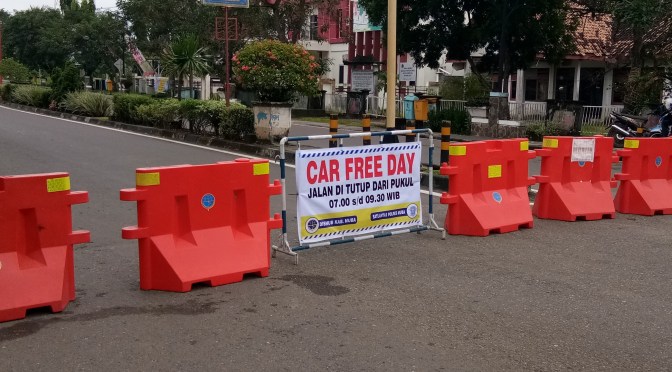 Kali Pertama Car Free Day (CFD) Sekayu