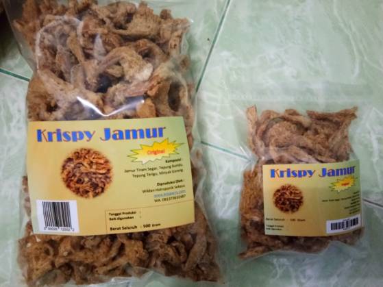 Krispy Jamur 100 500 gr