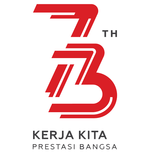 Logo Resmi Kemerdekaan HUT RI ke-73 17 Agustus 2018 (Cdr, Psd, Png)
