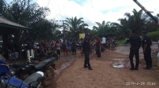 PT. Hamita Didatangi Warga Tenggulang Baru, Langsung Beraksi