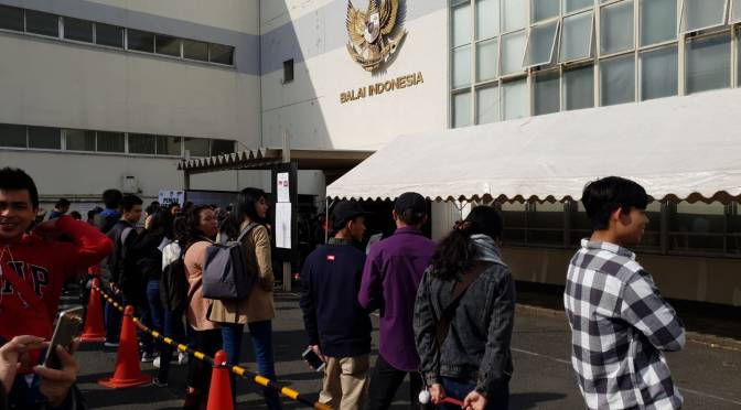 Warga Indonesia di Jepang Sudah Mencoblos Surat Suara Pemilu Hari Ini