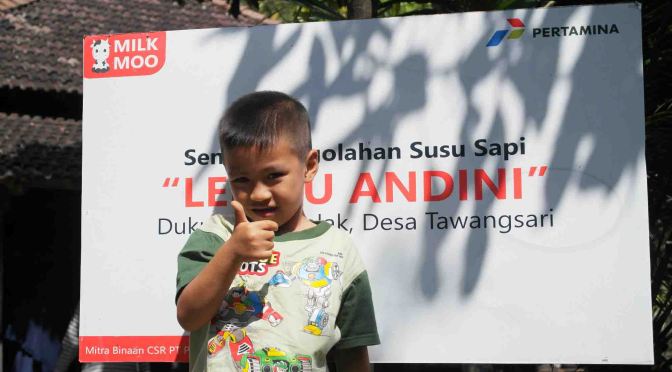 Milk Moo dari Sentra Pengolahan Susu Sapi Mitra Binaan CSR Pertamina TBBM Boyolali