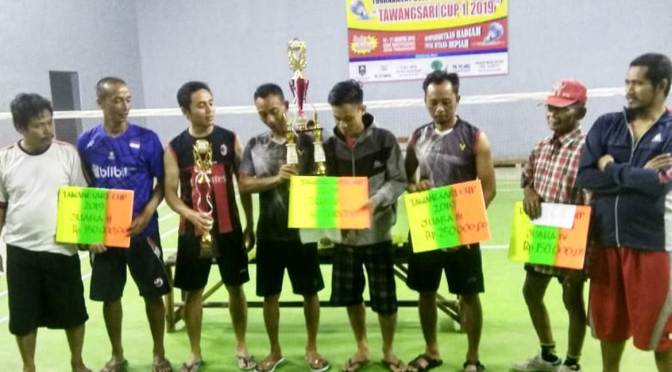 Inilah Juara Badminton Tawangsari Cup I 2019 Berlangsung di GOR Brotoseno Teras Boyolali