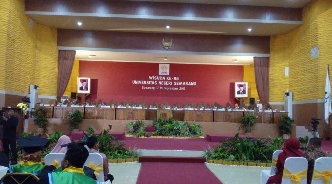 Wisuda Ke-98 UNNES 2019 Dilaksanakan Hari Ini dan Besok, Orang Tua Boleh Masuk Ruang Wisuda
