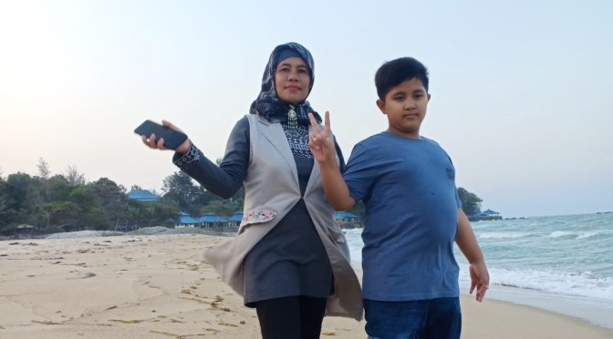 Pantai Tanjung Pesona Bangka yang Eksotik di Kep. Bangka Belitung