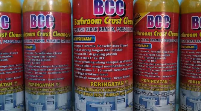 BCC (Bathroom Crust Cleaner), Pembersih Kerak Lantai Kamar Mandi yang Ajaib