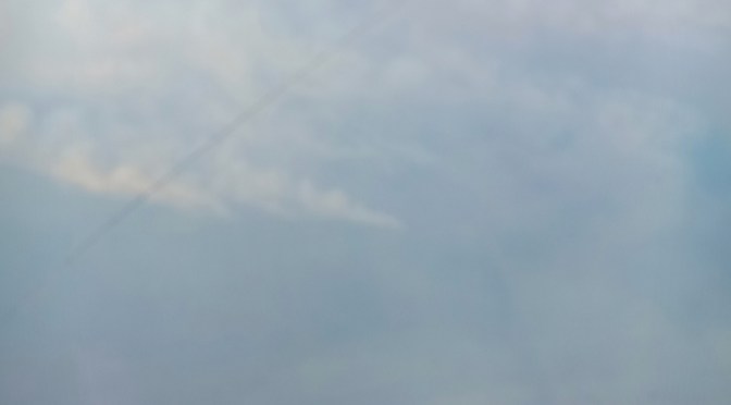 Terpantau Kabut Asap Karhutlah dari Udara Sore Ini