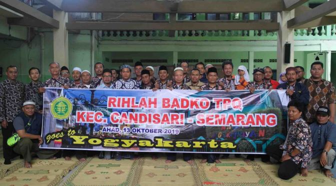 Rihlah Goes Yogyakarta Badko TPQ Kecamatan Candisari Kota Semarang ke Ponpes An Nur Bantul
