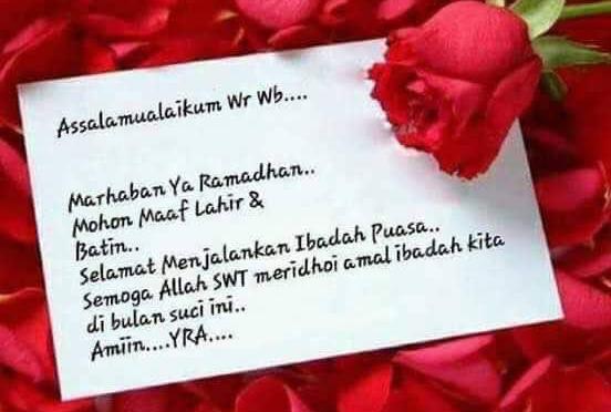 Marhaban ya Ramadhan, Selamat Datang Bulan Ramadhan 1441/2020