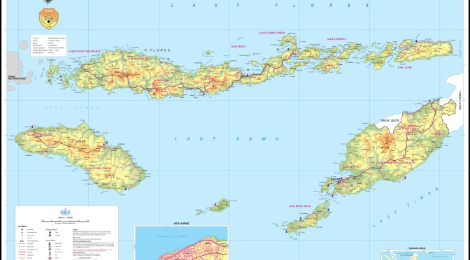 Nama Kabupaten dan di Pulau Bali dan Nusa Tenggara, Berjumlah 41 Kabupaten/Kota