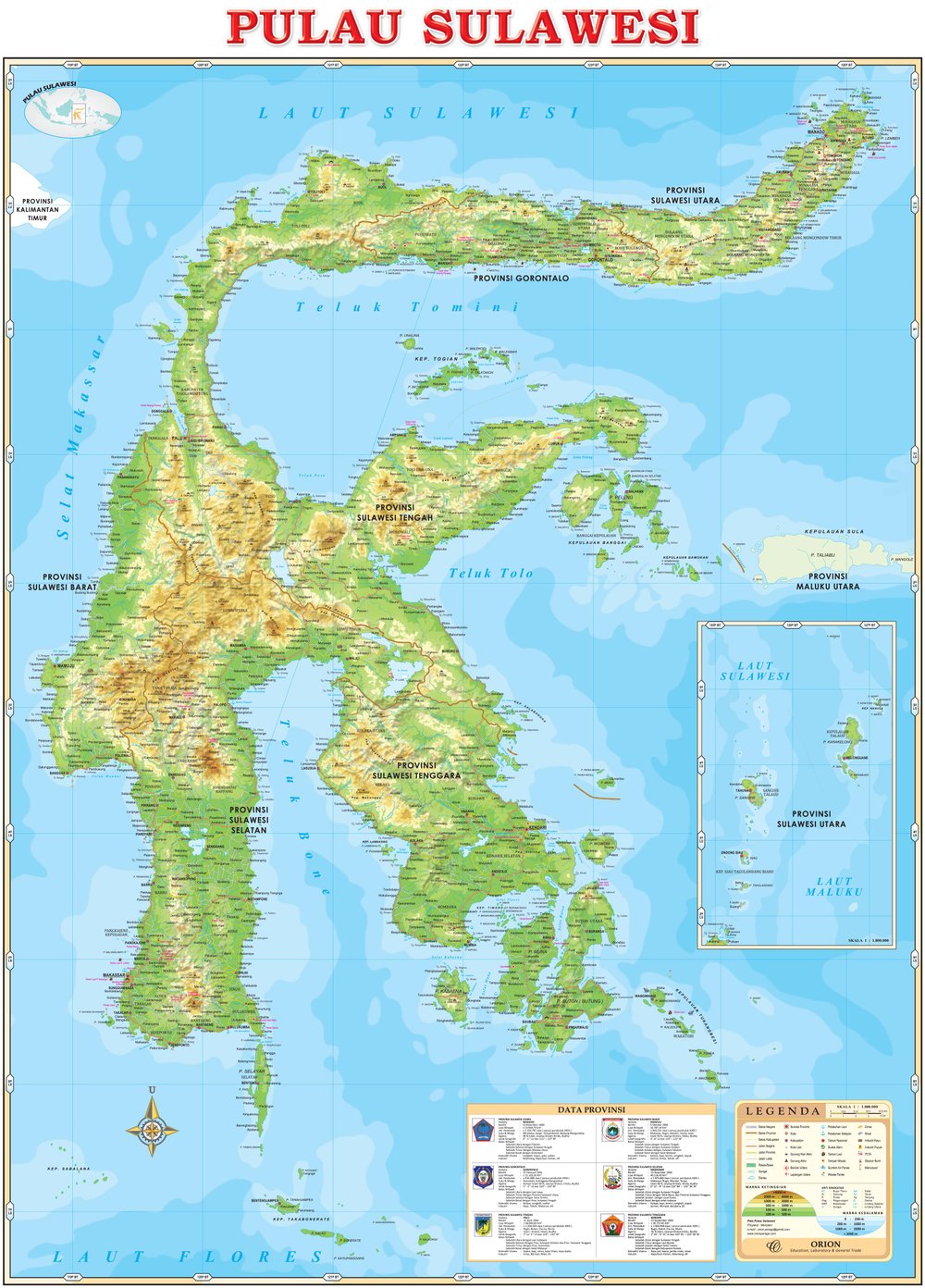 Nama Kabupaten dan Kota di Pulau Sulawesi, Berjumlah …