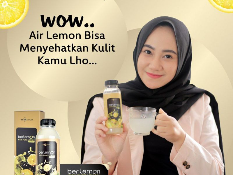 BeRLanja Hadirkan  Berlemon, Perasan Lemon Tinggal Tambah Air Secukupnya, dari B Erl