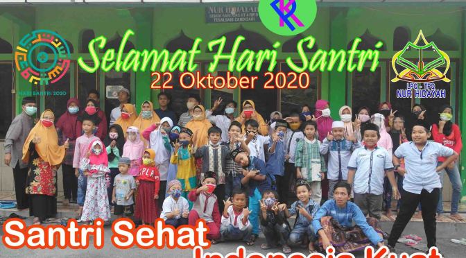 Santri Sehat Indonesia Kuat, Inilah Logo Hari Santri 2020