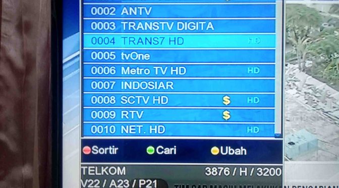 Cara Mengatasi Siaran TV Hilang dari Nex Parabola, Trans 7