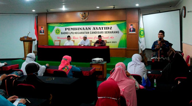 Puluhan Asatidz TPQ Badko LPQ Candisari Ikuti Penguatan Karakter pada Ramadan 1442 H