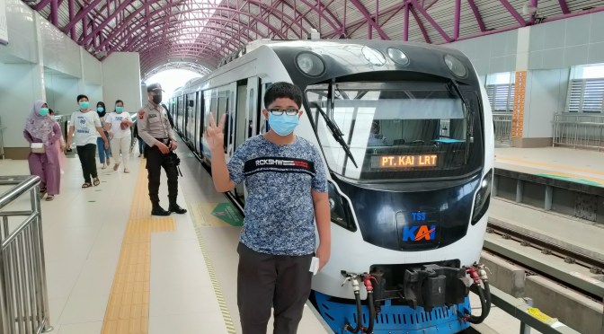Dengan LRT Lebih Nyaman di Kota Palembang