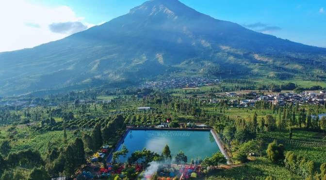 Inilah Suasana Embung Kledung Temanggung, Deretan Tenda Wisatawan yang Bermukim