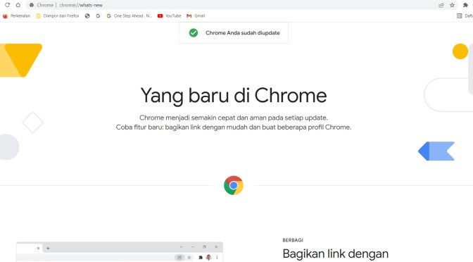 Peramban Chrome Versi Baru Muncul Update Sendiri, Seperti ini Tampilannya