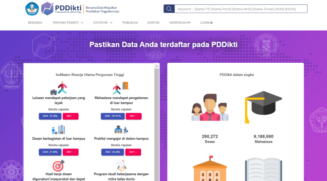 Apa Itu PDDikti dan Inilah Sejarahnya PDDikti, Mulai dari Si Layar Biru (EPSBED)