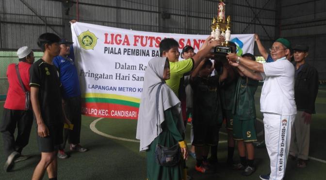 LPQ Miftakhul Huda Tegalsari Berhasil Memboyong Piala Kejuaraan pada Liga Santri Badko LPQ Kecamatan Candisari dalam Rangka HSN 2022