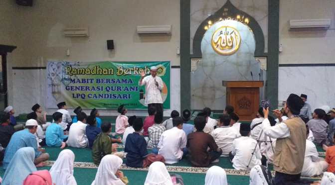 Ramadan Berkah Mabit Bersama Generasi Qurani Badko LPQ Candisari Semarang Digelar di Masjid Nurul Huda
