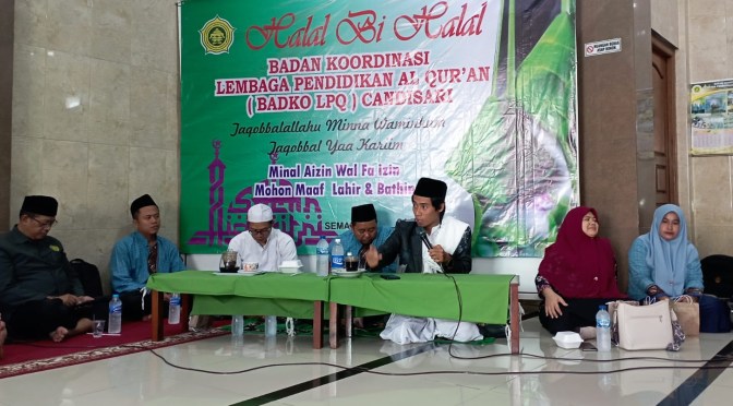 Badko LPQ Kecamatan Candisari Semarang Adakan Halal Bihalal 1444H Bersama Asatidz, dengan Penceramah Gus Huda Pengasuh Ponpes Santri Ndalan Nusantara | Live Streaming YouTube