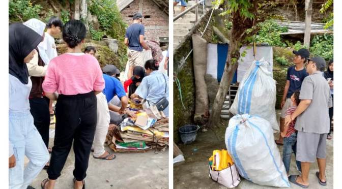 Merajut Kebersamaan, Remaja 49 Tegalsari, Berkegiatan Jemput Sampah dan Pilah Sampah, Menghasilkan Uang