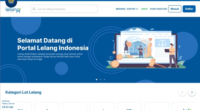 Tata Cara Mengikuti Lelang di Laman Lelang.go.id DJKN