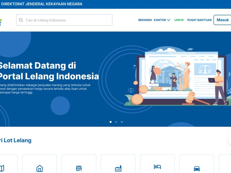 Tata Cara Mengikuti Lelang di Laman Lelang.go.id DJKN