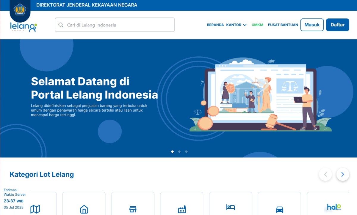 Tata Cara Mengikuti Lelang di Laman Lelang.go.id DJKN