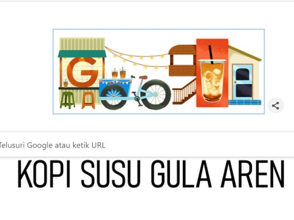 Kopi Susu Gula Aren, Google Doodle Hari Ini